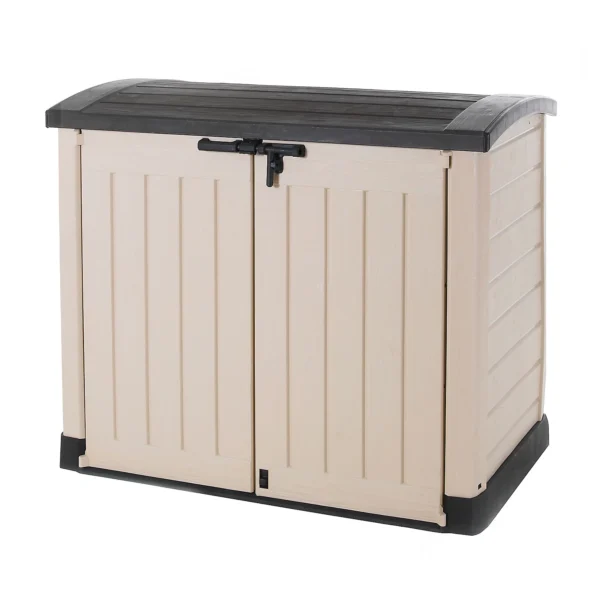 Keter Store It Out ARC 1200L Garden Storage Box - Beige & Brown